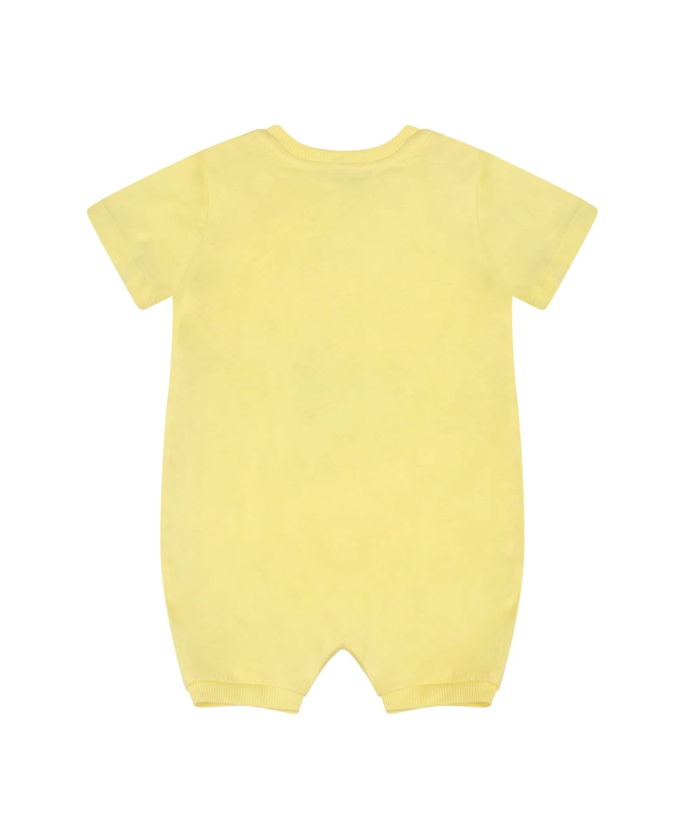 MOSCHINO Yellow Set For Baby Kids With Teddy Bear 5 MOSCHINO Yellow Set For Baby Kids With Teddy Bear - Image 5
