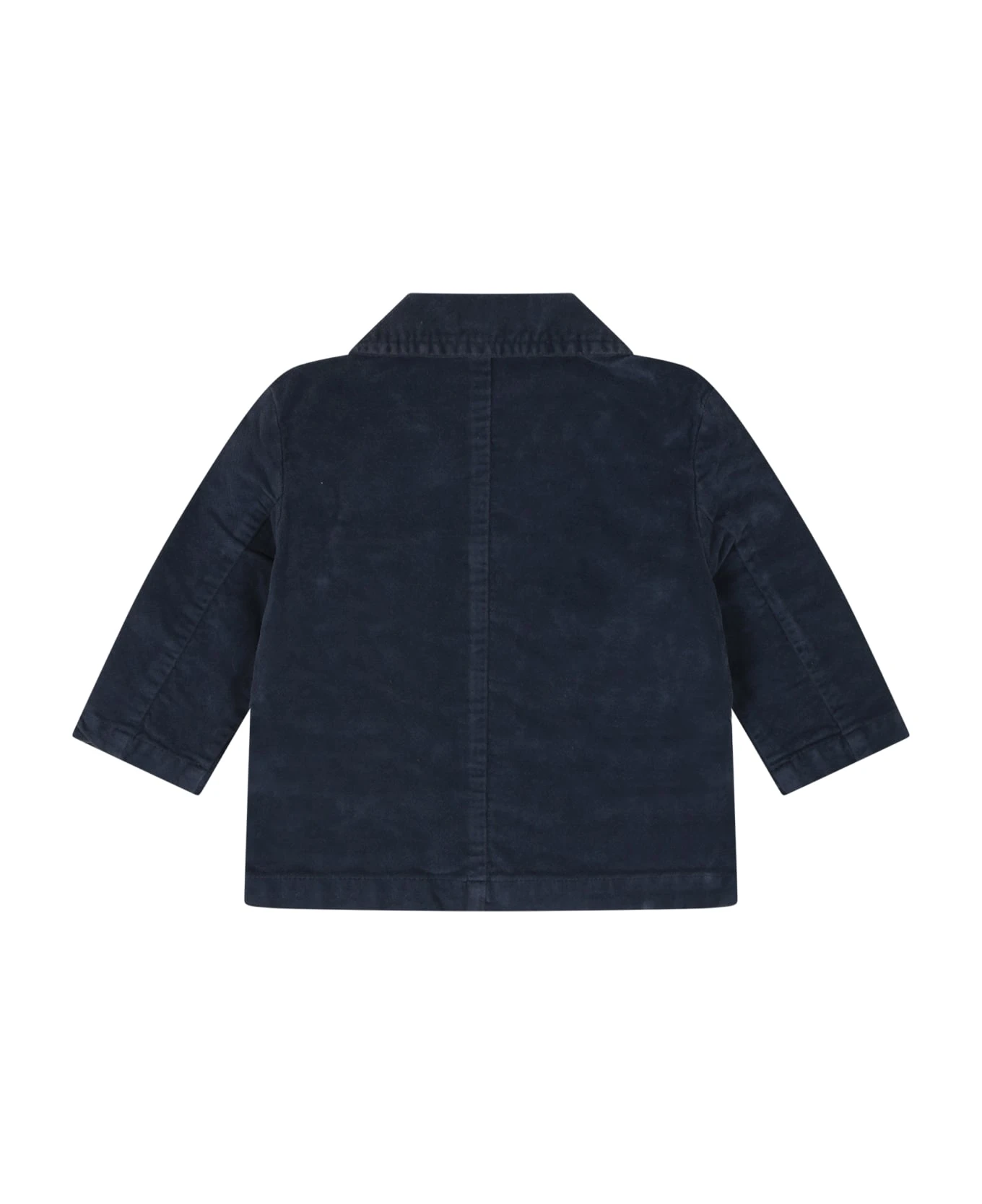 Blue Jacket For Baby Boy 2 Blue Jacket For Baby Boy - Image 2